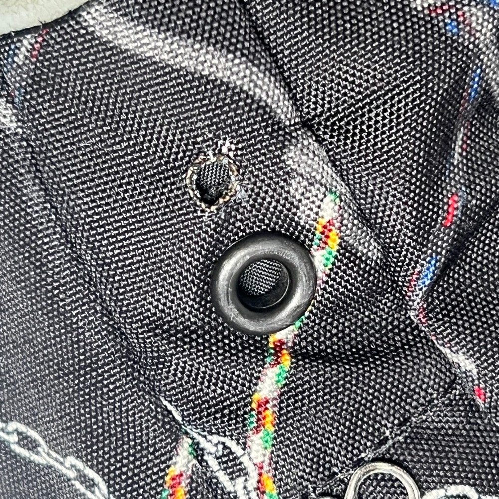 Nike Elite Backpack Mens Large Black Gray Chain Link Net Print Max Air Straps - Picture 9 of 9